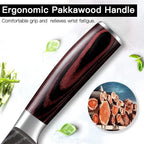 ZENG 8inch Super Sharp Chef knife with Cover Stainless steel