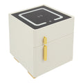 Smart Nightstand w/ Drawer & Safe Wireless Charging