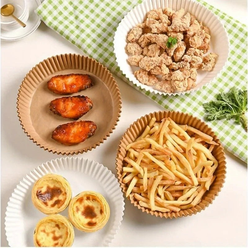 50pcs 8in Air Fryer Parchment Liners