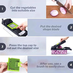 Safe Mandoline Slicer Plus, Adjustable Vegetable Food Chopper