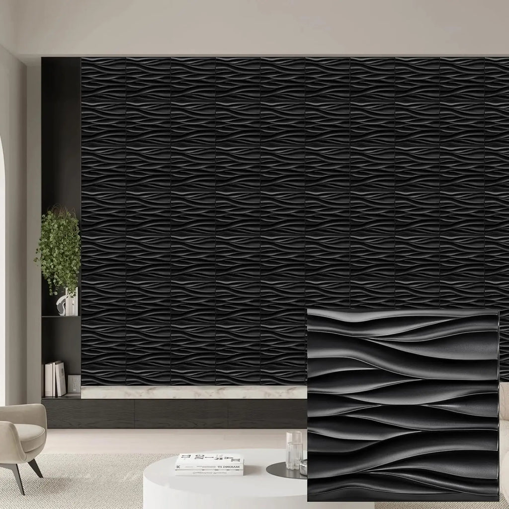 30 pack 3D wall panel. PVC flower textured wall panels. 11.8x11.8 Double-Sided Tape.