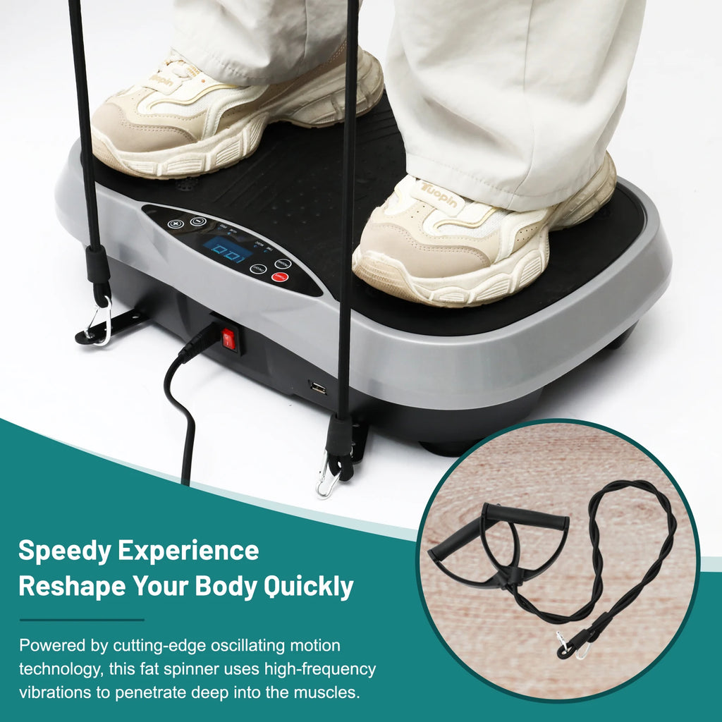 Vibration Plate Exercise Machine Fat-Burning Home Fitness Fat Slinger