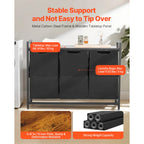 Metal Frame Freestanding Storage Organizer Baskets for Dirty Clothes
