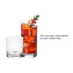12 Piece Clear Drinkware Set Versatile Tableware