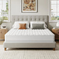 10 Inch Hybrid Mattress for Kids, Single Bed in a Box with Gel Memory Foam and Pocket Spring,