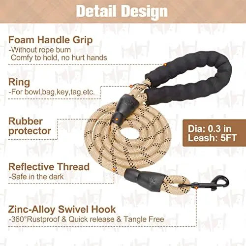 Safe Harness for Small Dogs & Cats – Reflective Plaid Set