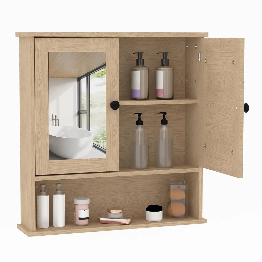 Wall Mounted Medicine Cabinet With Mirror,