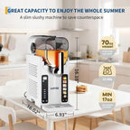 No Ice Needed Frozen Drink Maker with LED Display & 6 Pre-Set Programs
