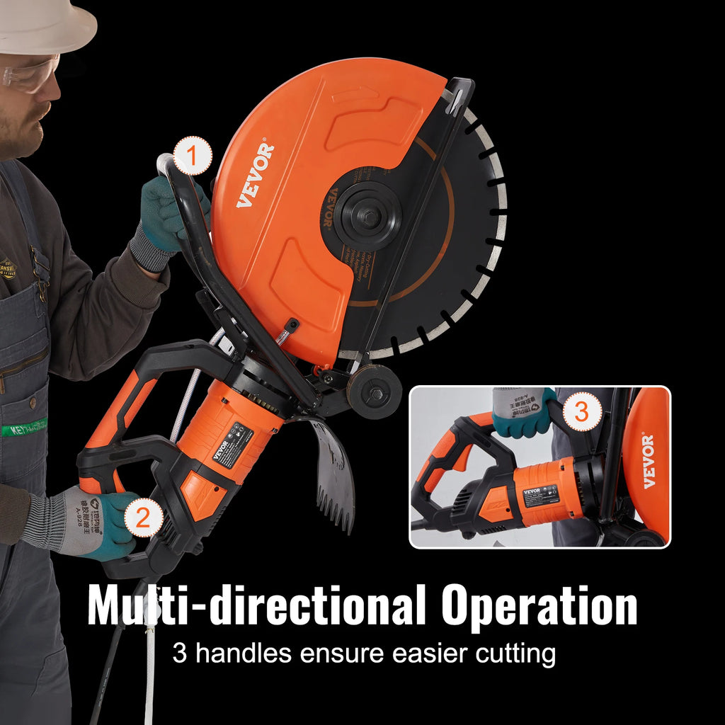 Electric Concrete Saw 15A Motor Circular Saw Cutter