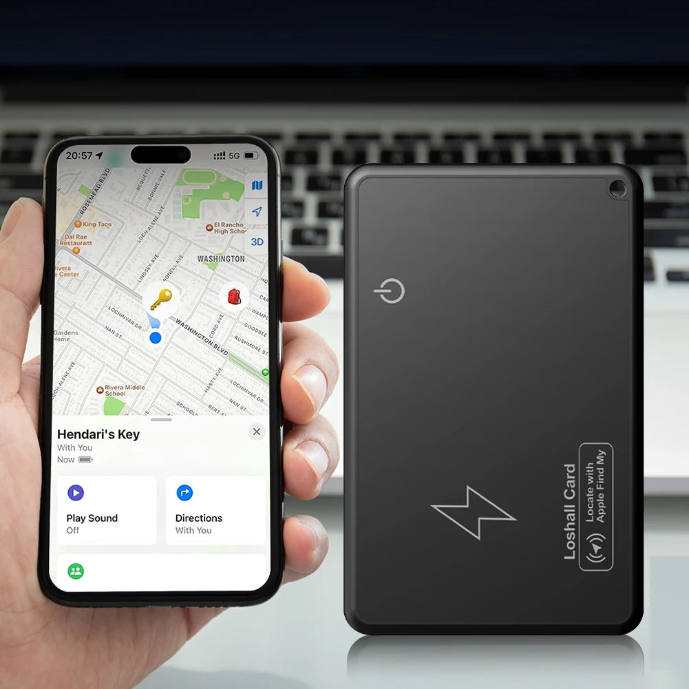 GPS Locator Waterproof Work with Apple Find My App