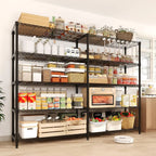 Heavy Duty Storage Shelves 4/5 Tiers Metal Shelving Unit Adjustable