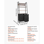 Metal Frame Freestanding Storage Organizer Baskets for Dirty Clothes
