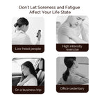 Neck Massager Back and Shoulder Massager Electric Kneading Neck Deep Massage Muscle Relax
