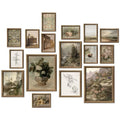 French Country Farmhouse Gallery Wall Frame Set Prints for Bedroom Bathroom, Rustic Landscape