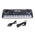 61 Keys Black Digital Music Electronic Keyboard Electric Piano Kids