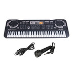 61 Keys Black Digital Music Electronic Keyboard Electric Piano Kids