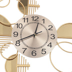 Creative Modern Metal Wall Clock,Battery Operated