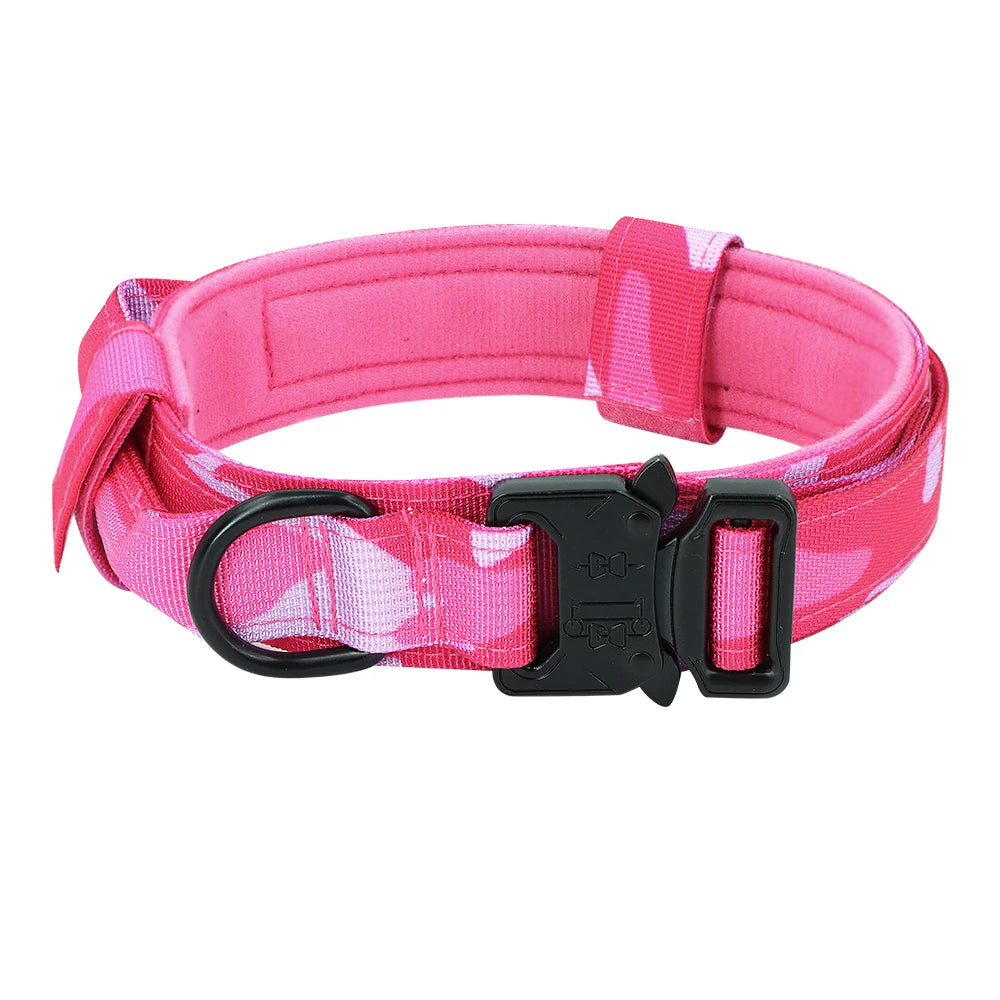 Dog Collar And Leash Set Control Handle Pet Lead Collar For Small Big Dogs
