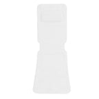 125*36cm Bathtub Mat White Bathtub Mat with Pillow