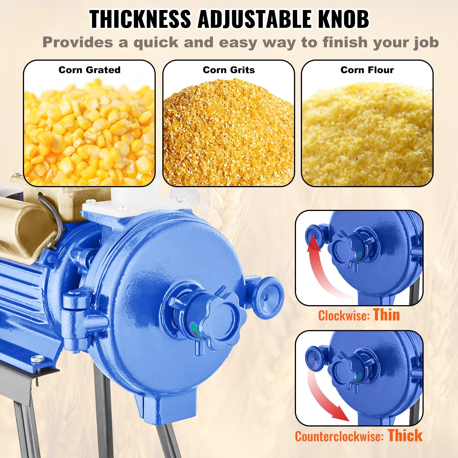 Electric Grain Mill Grinder