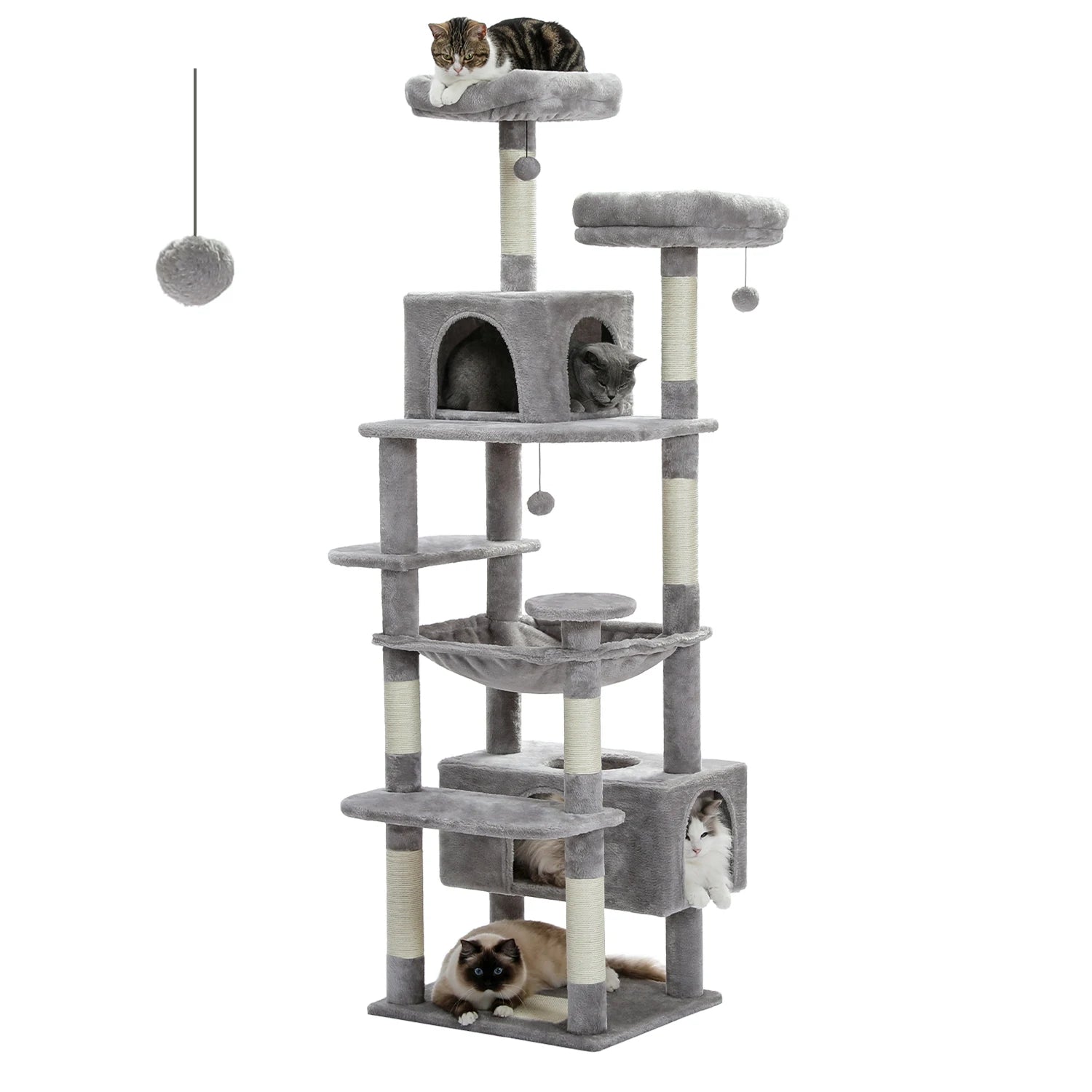 Large Cat Tree and Tower With Covered Scratching Post and much more