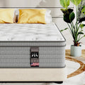 14 Inch Hybrid California Mattress in a Box, Pocket Spring and Memory Foam for Pressure Relief,