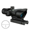4X32 Hunting Scopes Real Fiber Optics Grenn Red Dot Illuminated Etched Reticle Tactical Optical Sight