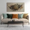 Large-sized solid wood frame canvas painting 1pc Islamic calligraphy