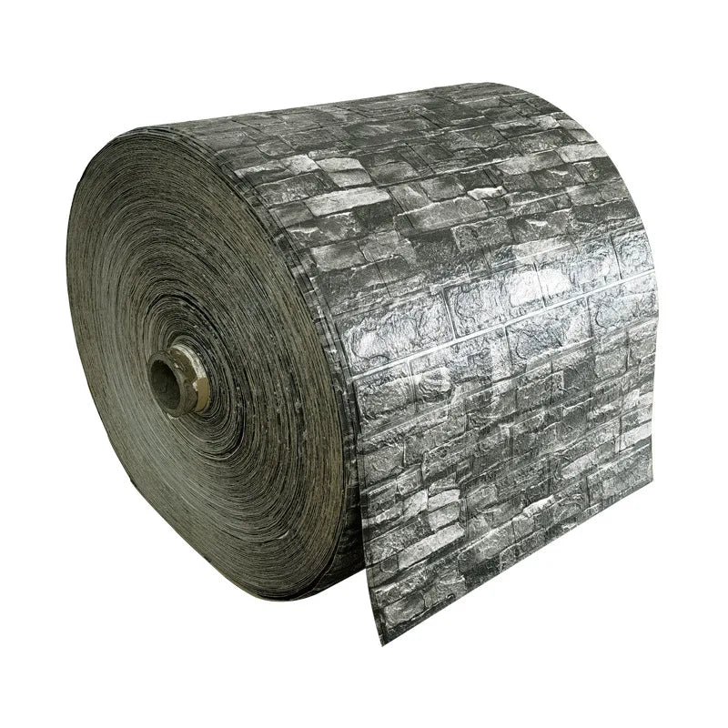 10M stickers Self-Adhesive Panels 3D Soft Crash Foam Wallpaper Imitation Brick Wall Stickers
