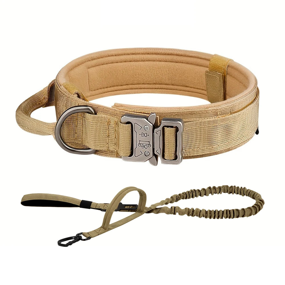Dog Collar And Leash Set Control Handle Pet Lead Collar For Small Big Dogs