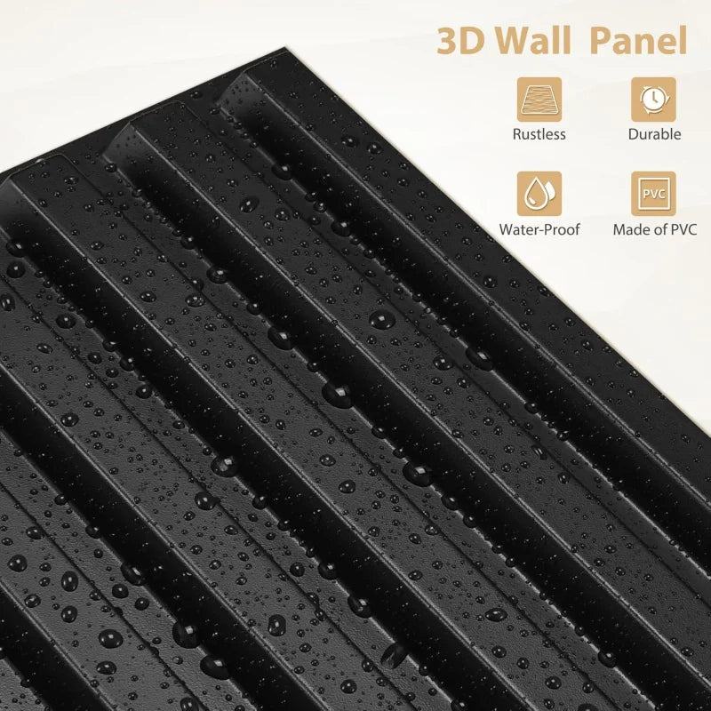 30 pack 3D wall panel. PVC flower textured wall panels. 11.8x11.8 Double-Sided Tape.