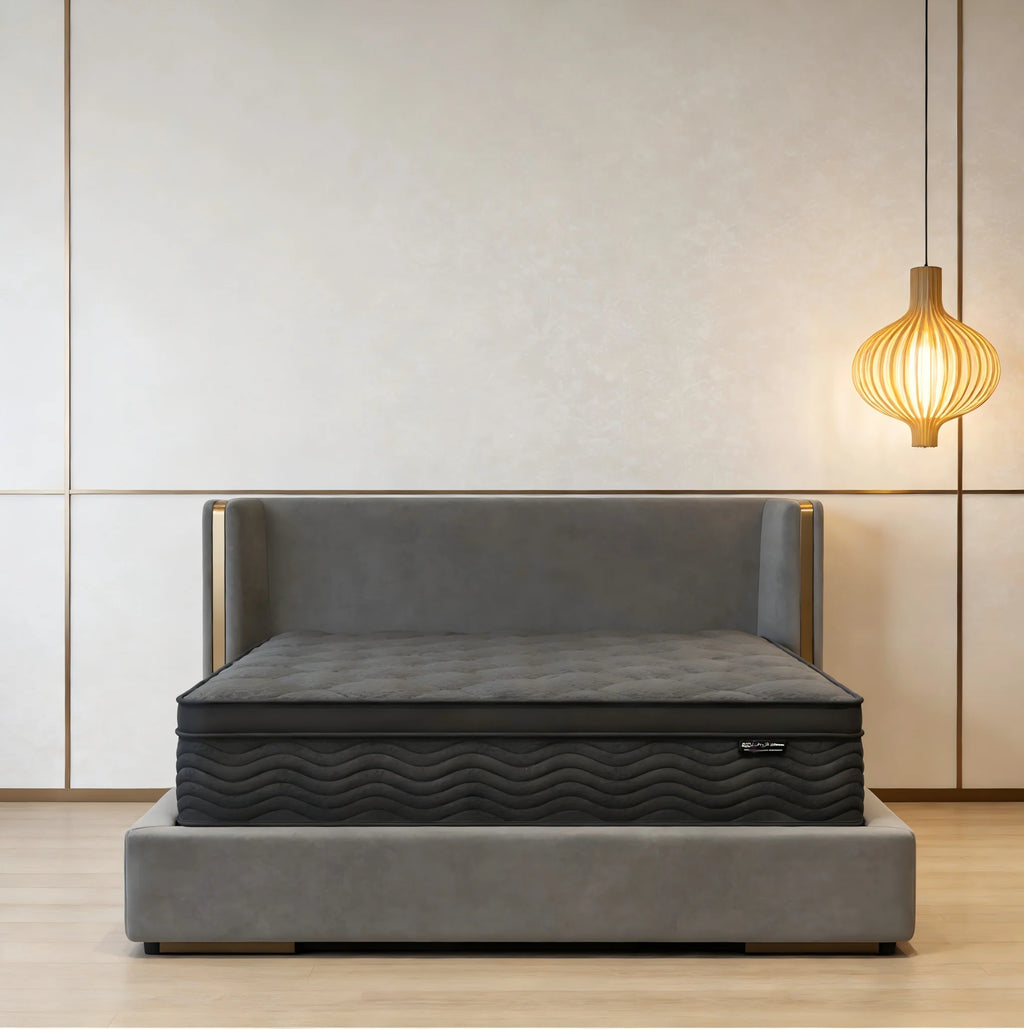 King Queen Full 12 inch Premium Hybrid Mattress in a Box with Back Lumbar Support, Pocket Spring Bed for Motion Isolation
