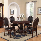 5pc Dining Set with 1 Classic Dining Table & 4x Side Chairs,