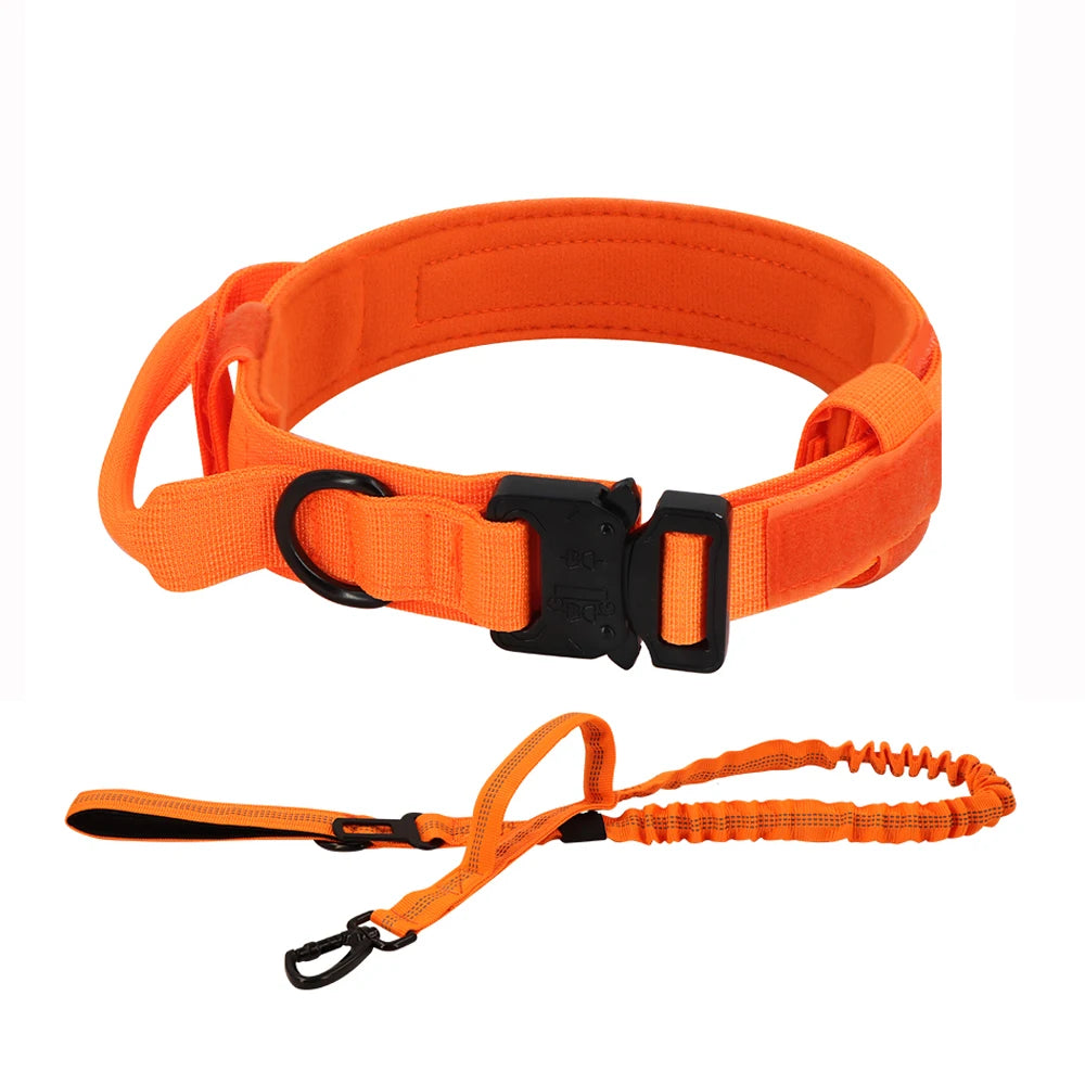 Dog Collar And Leash Set Control Handle Pet Lead Collar For Small Big Dogs