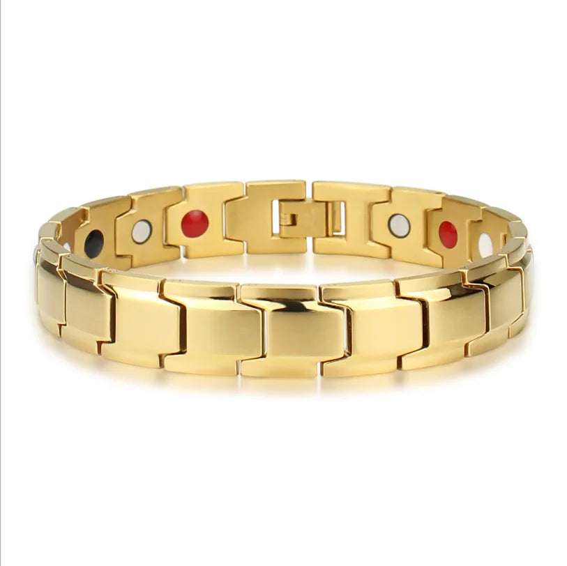 Fashion Stainless Steel Bangle Bracelet 9mm Width Italian Elastic Charm