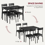 5-Piece Dining Table Set for 4,