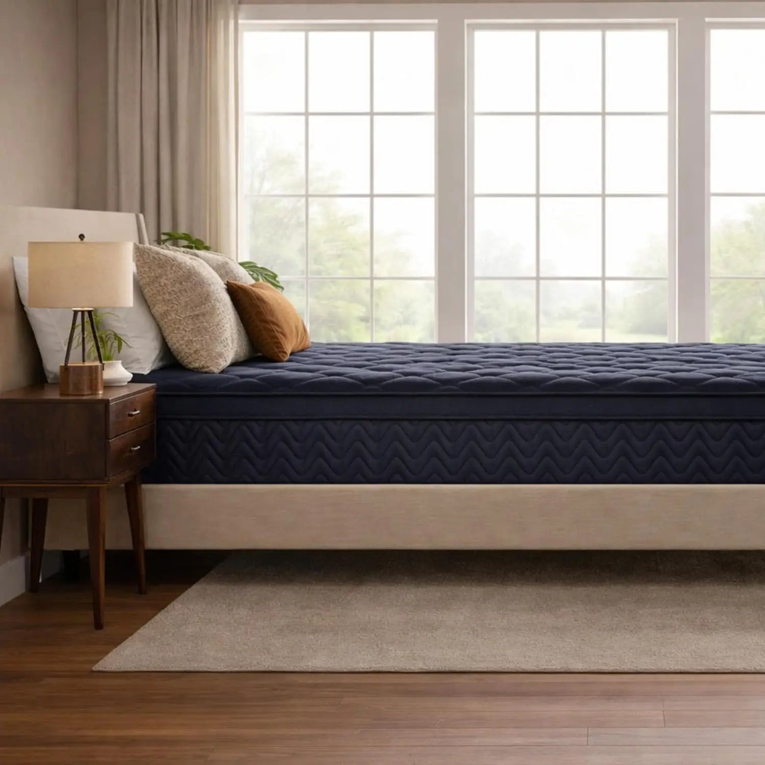 12 Inch Full Size Mattress with Pocket Springs, Motion Isolation & Pressure Relief, Mattress in a Box