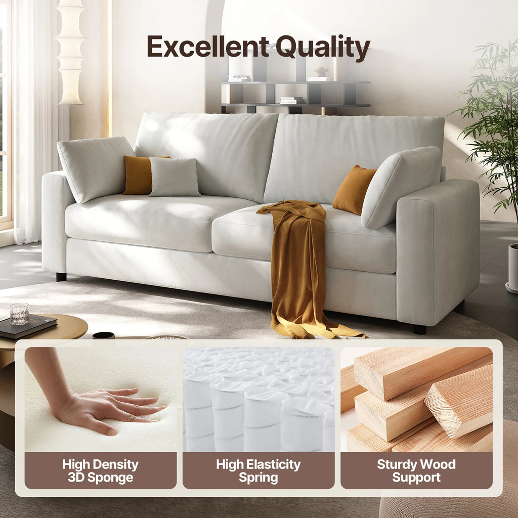 71” Mid Century Modern Decor Love Seat Couches for Living Room
