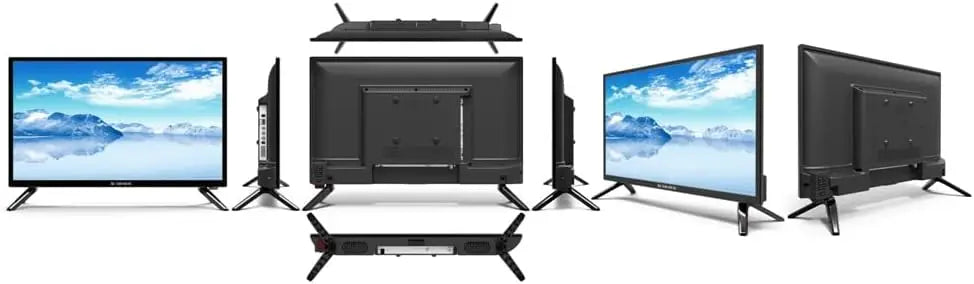 TV-24D LED HDTV & Monitor 24', with Built-in DVD Player, HDMI, USB, AC/DC, DVD/CD/CDR High Resolution