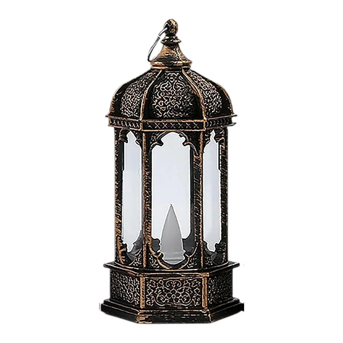Battery Powered Led Candle Lantern Vintage Light Hanging Lamp Night Table Hand For Decoration Atmosphere Party Lighting Lanterns