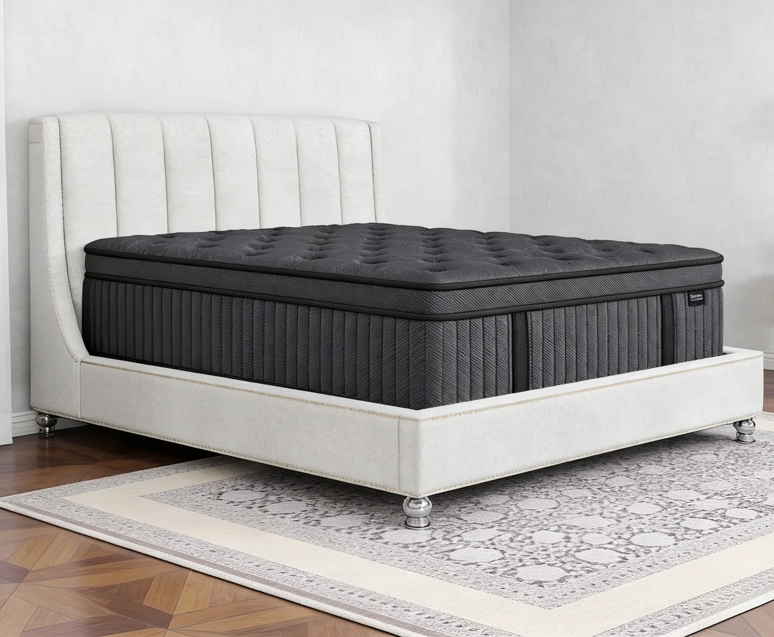 10 Inch Full Size Hybrid Mattresses in a Box | Medium Firm Memory Foam and Individual Pocket Springs