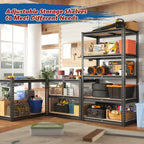 60/72 Inch two-piece set Heavy-duty Metal Storage Rack