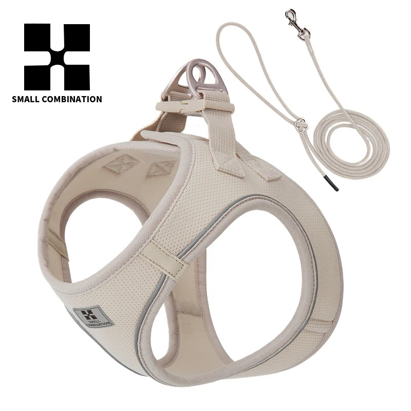 Dog Harness Leash Set for Small Medium Dog Adjustable Reflective Puppy Cat Harness
