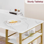 3 Pieces Dining Room Table Set Counter Height Kitchen Table and Chairs