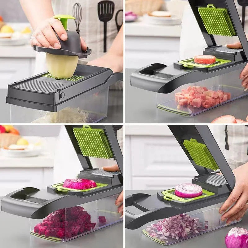 Safe Mandoline Slicer Plus, Adjustable Vegetable Food Chopper