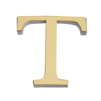 26 English Letters Wall Sticker 3D Mirror Acrylic Gold