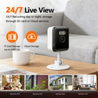 4PC Smart 1080p Wi-Fi Smart Home Security Camera 2MP, HD,Real-time APP Alerts, 2-Way Audio, with Motion Tracking for Baby & Pet