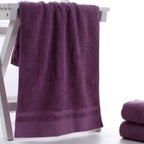 Solid Color Cotton Super Absorbent Hand andFace Towel