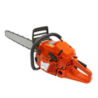 65cc 2-Cycle Gas Powered Chainsaw 24-Inch Guide Bar 3.4KW Gasoline Power