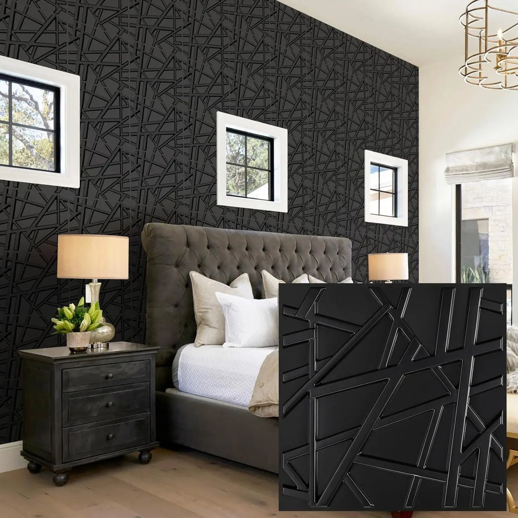 30 pack 3D wall panel. PVC flower textured wall panels. 11.8x11.8 Double-Sided Tape.